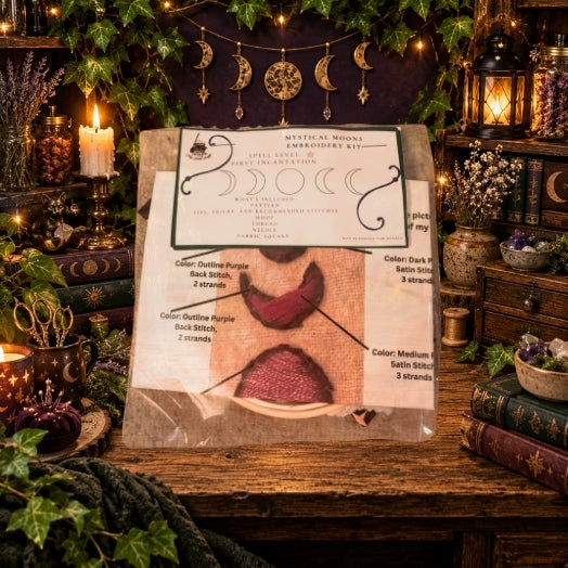 Mystical Moons Embroidery Kit