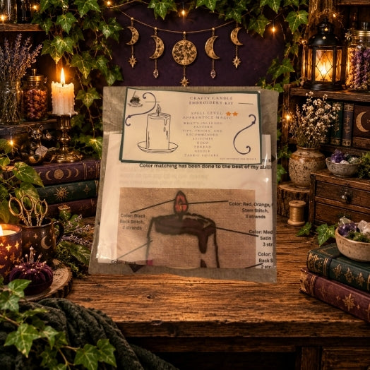 Crafty Candle Embroidery Kit